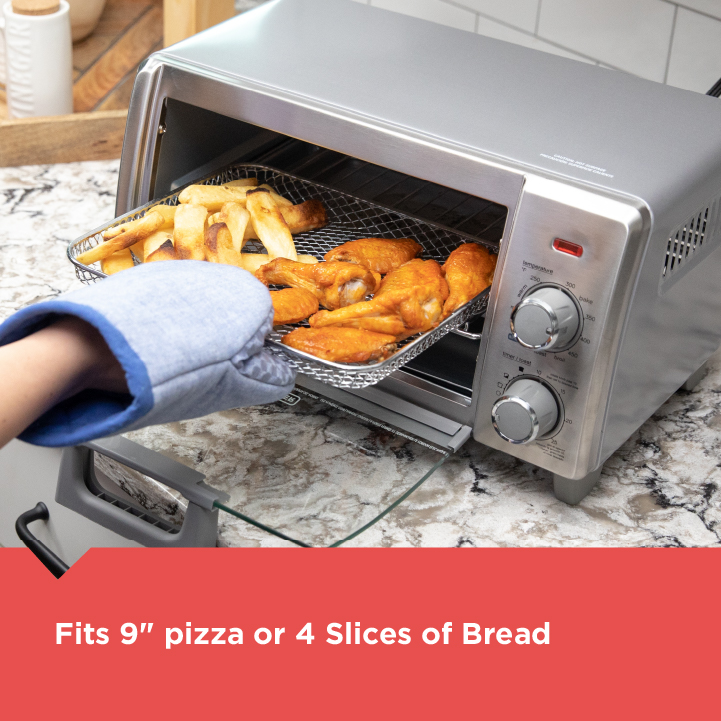 Black and decker 4 new arrivals slice toaster oven air fryer